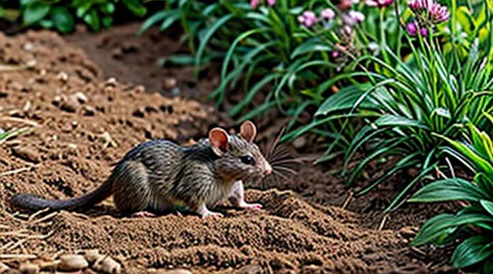 Appearance of Ground Rat Burrows and How to Combat Them in a Garden