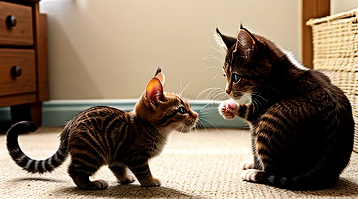 At what age do kittens start catching mice