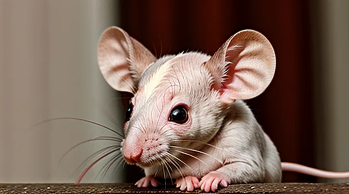 Bald Mouse Photo: A Rare Hairless Species