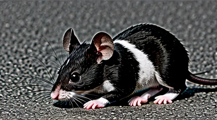 Black-and-White Mouse: Distinctive Color Features
