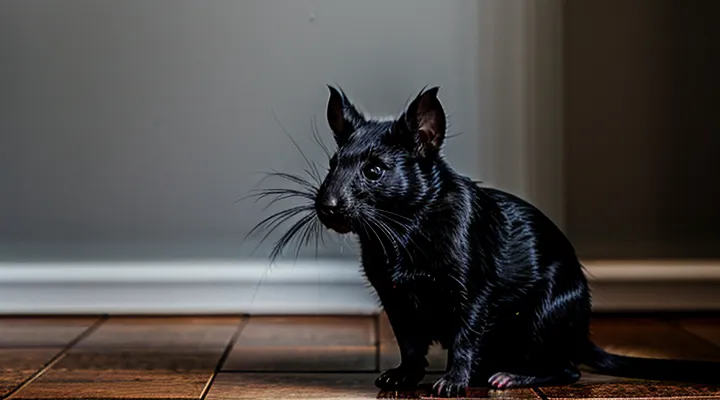 Black Domestic Rat: Features