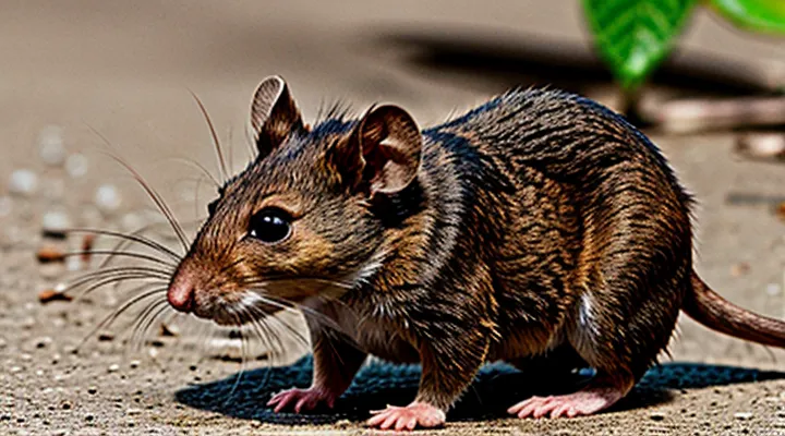 Brown Mouse with a Black Stripe on Its Back: How to Identify the Species