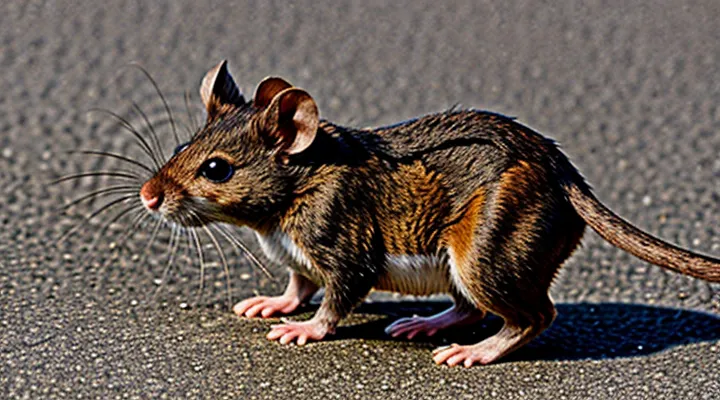 Brown Mouse with Black Stripe: Description and Characteristics