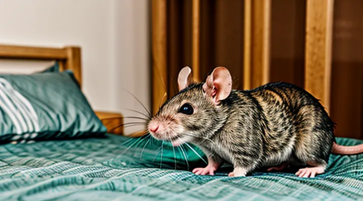 Can a rat climb onto a bed