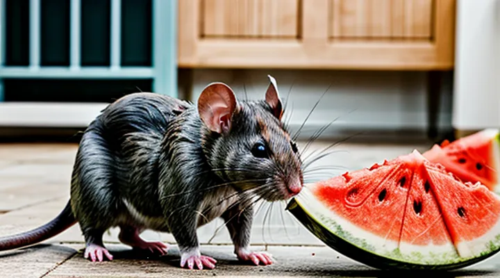 Can Domestic Rats Be Fed Watermelon?