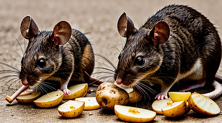 Can Mice Eat Potatoes? Analysis of Their Food Habits