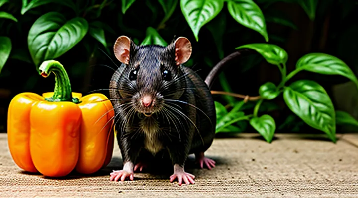Can Pet Rats Be Given Bell Pepper?