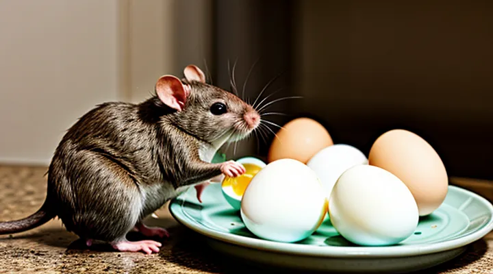 Can rats be given boiled eggs