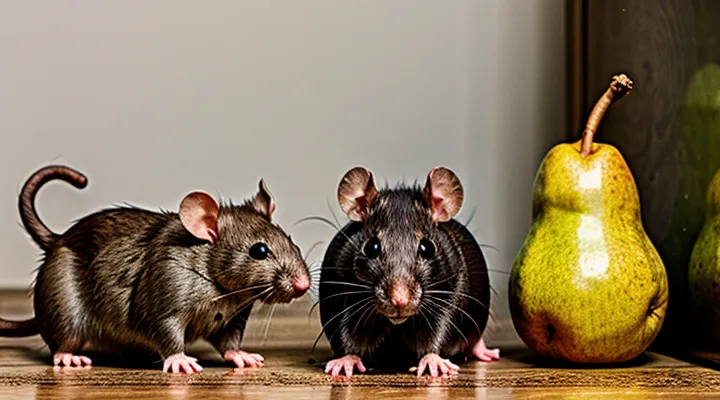 Can Rats Be Given Pears?