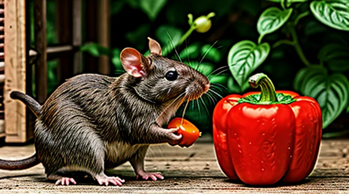 Can Rats Be Given Red Bell Pepper?