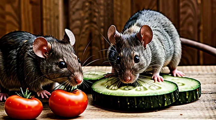 Can Rats Eat Tomatoes and Cucumbers?
