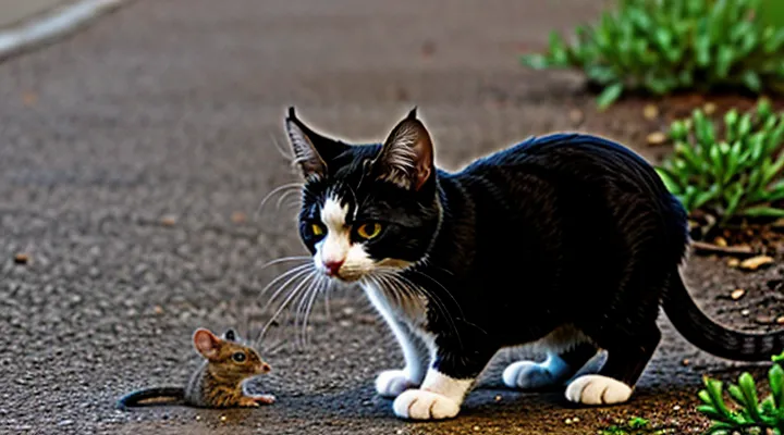 Cat Ate a Mouse: Natural Hunting