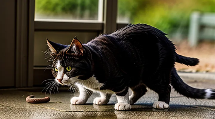 Cat Catches a Rat: Observations of Hunting Behavior