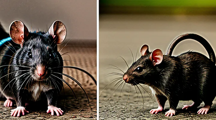 Collection of Images with Four Rats