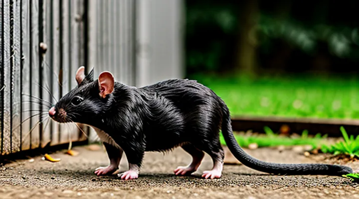 Dambo Rat: Black-and-White Breed Representative