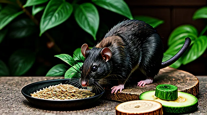 Diet for Decorative Rats: What to Feed