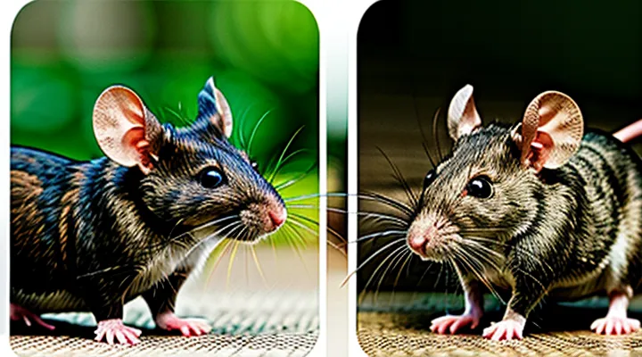 Difference Between a Mouse and a Rat