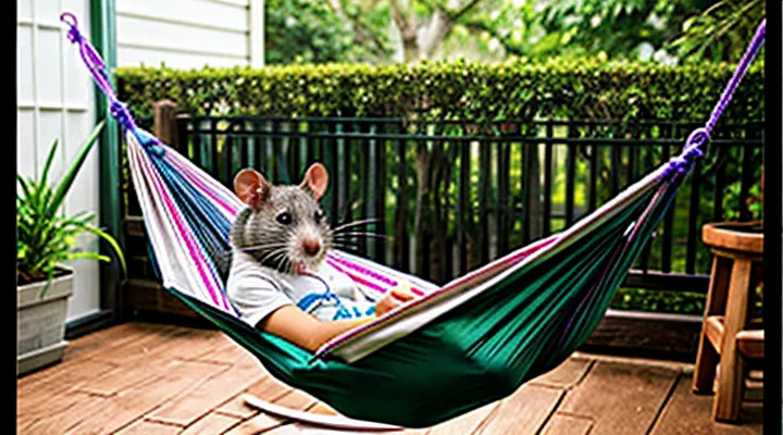 DIY Hammock for a Pet Rat