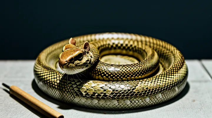 Dream meaning about a snake and a rat