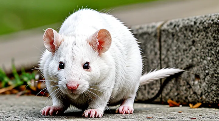 Dream Meaning of a White Rat with Red Eyes