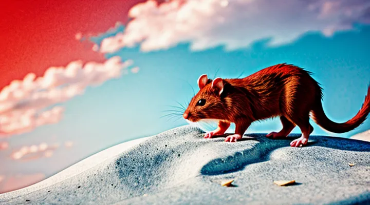 Dream symbolism of a red rat for a woman