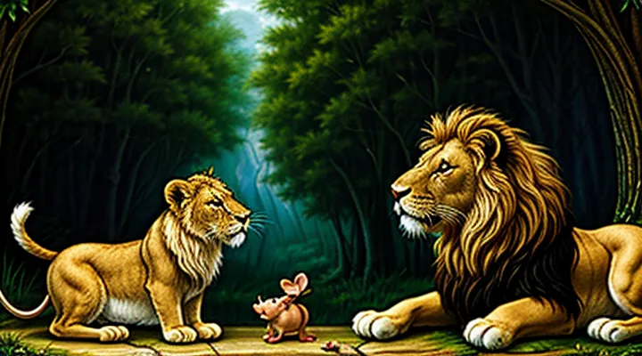 Fable of the Lion and the Mouse: Moral and Significance