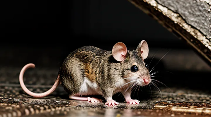 Features of a Mouse with a Dark Stripe Along Its Back