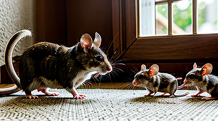 Feeding Domestic Mice and Their Offspring