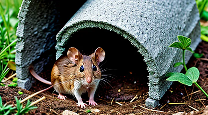 Field mouse burrow: how to build a safe nook