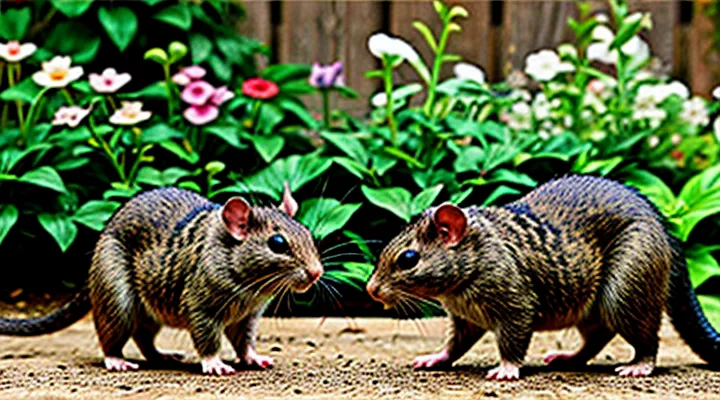 Ground Rats in the Garden: Appearance and Control Methods