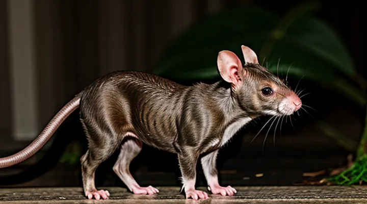 Hairless Animal Resembling a Rat: What Is It?