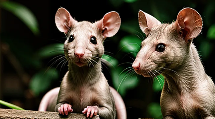 Hairless Rats: Appearance Features