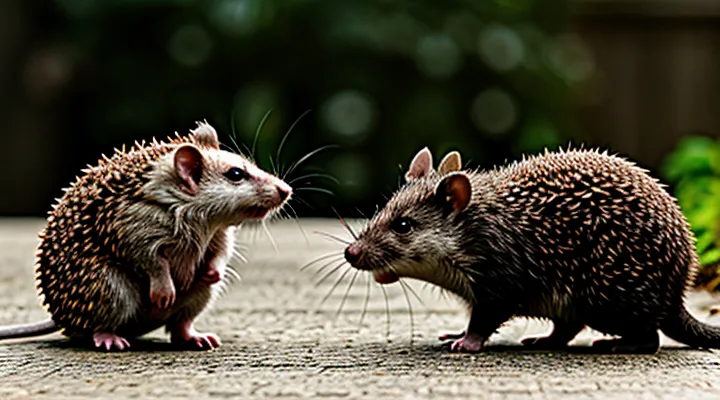 Hedgehogs and Rats: Who Wins in a Fight?