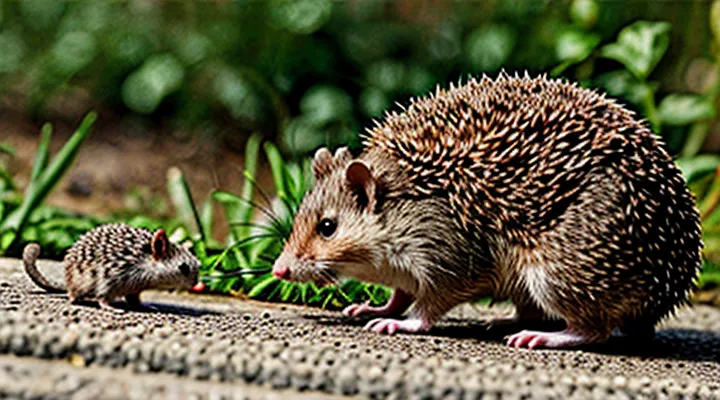 Hedgehogs Catch Mice: Small Predator Hunting Rodents