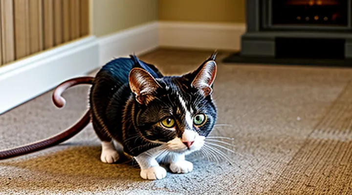 How a cat perceives a mouse squeak