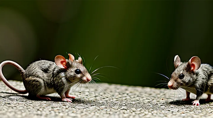 How a Small Rat and a Mouse Differ in Size and Appearance
