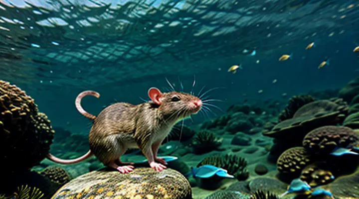 How long can a rat stay underwater