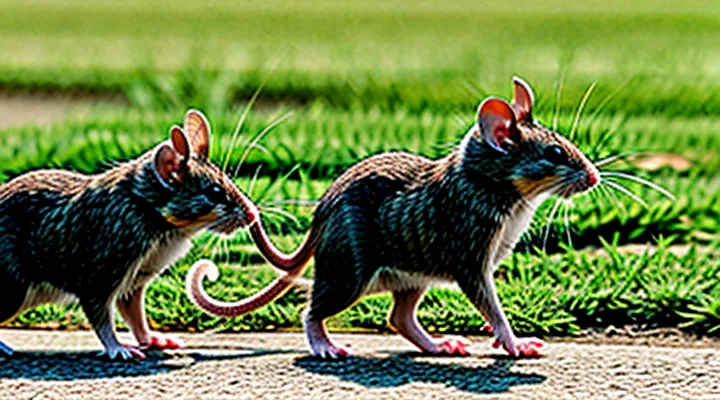 How mice run: features of their movement