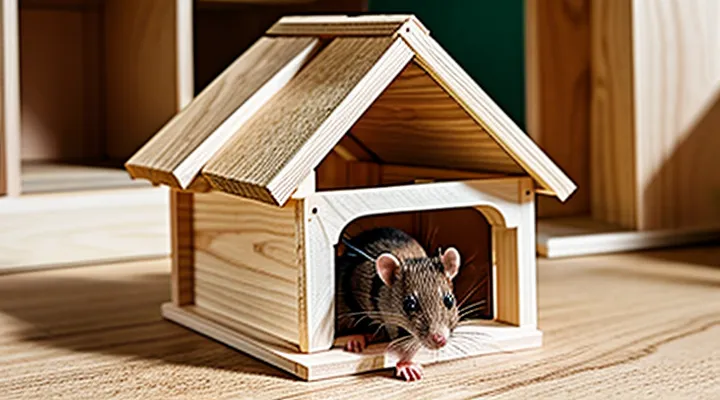 How to Build a Wooden House for a Rat with Your Own Effort