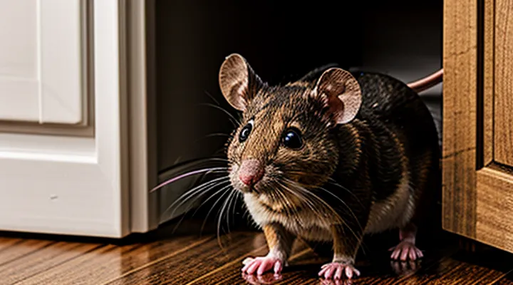 How to catch a mouse in the house without a trap