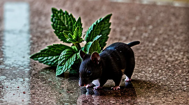 How to correctly use mint to repel mice in the house