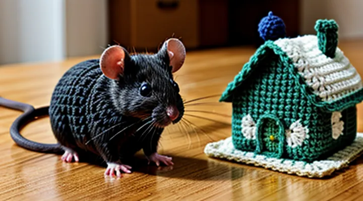 How to Crochet a House for a Rat