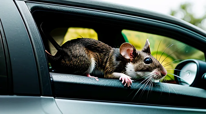 How to evict a mouse from a car: simple recommendations