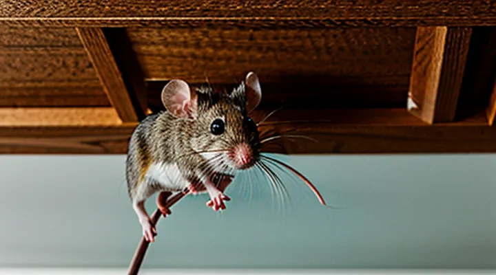 How to Extract a Mouse from Under a Stretch Ceiling