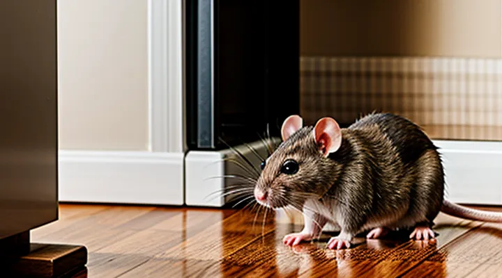 How to Lure a Rat Out of Hiding in an Apartment