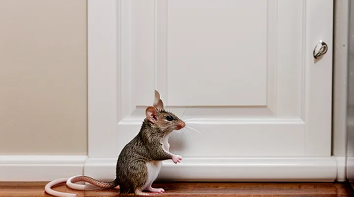 How to overcome fear of mice in the house at night