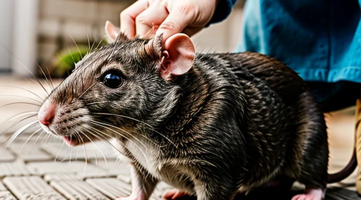 How to pet a rat: tips for safe interaction with a pet