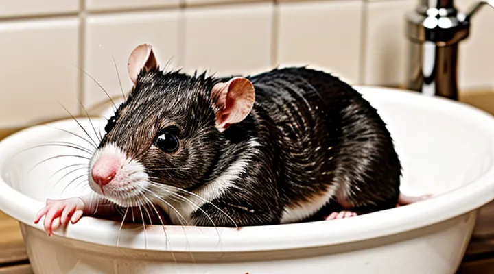 How to Properly Bathe a Pet Rat for the First Time