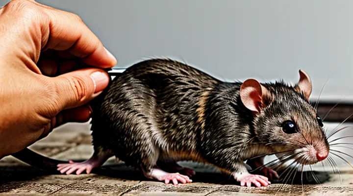 How to Properly Handle a Deceased Rat?