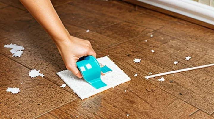 How to Remove Glue Left by Mice from the Floor